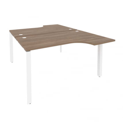 Рабочая станция на П-образном м/к ОНИКС О.МП-Д.СА-2 Дуб Аризона/Белый / ONIX O.MP-D.SA-2_0