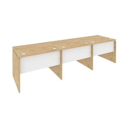 Рабочая станция ONIX O.RS-3.1.8 Тиквуд Светлый/Белый_0