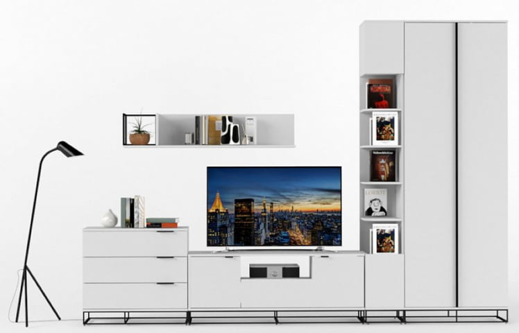 Полка навесная City большая белый_6