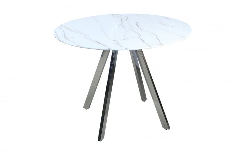 Стол обеденный Хьюстон D100 Белый_0