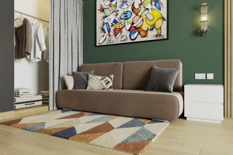 Диван-кровать Роял Ультра Какао_6