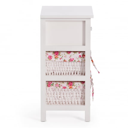 Тумба с 2 корзинами и ящиком Secret De Maison FANTASIE 3 ( mod. 4326 ) Белый_1