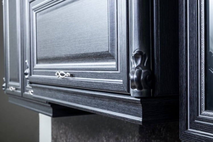 Кухонный гарнитур Италия №08 Черный Дуб темный_9