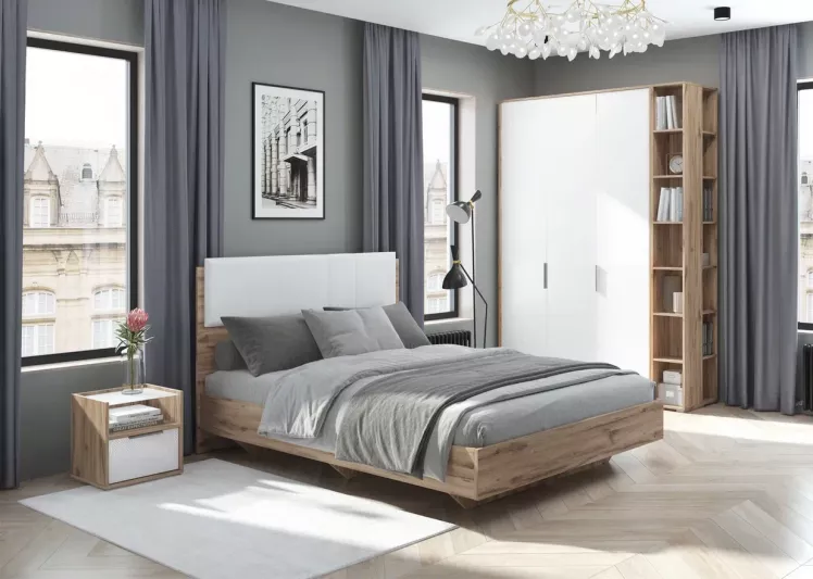 Спальня Николь комплект №1 Дуб Альпийский/Серый_0