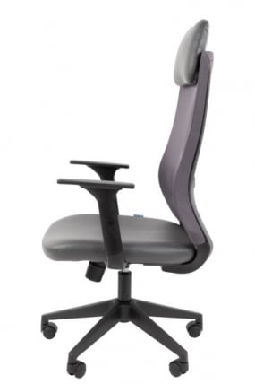 Офисное кресло CХАИРМАН 500 ЛТ (ЛТ) ЭКО экокожа Серый / CHAIRMAN (LT)_20