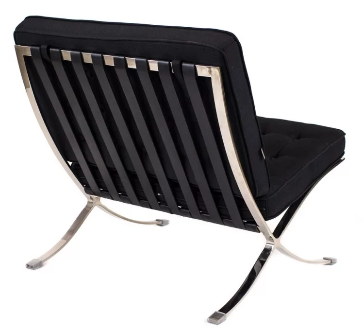 Диван одноместный Еверпроф Барселона - 1 Ткань Черный / Everprof Barcelona_2