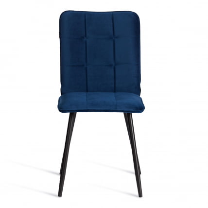 Стул обеденный Бари ЛТ, велюр, Блуе (синий), 41х55х89 см / Bari LT, Blue_4