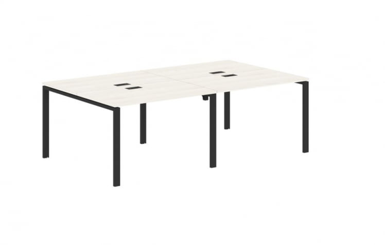 Бенч-система 4-местная EDIS EUWST 2313 Ясень Траун Черный_0