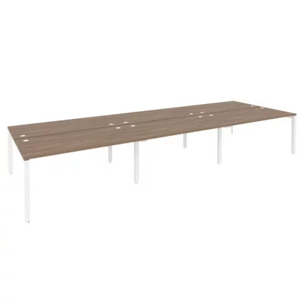 Рабочая станция на П-образном м/к ONIX O.MP-D.RS-6.4.8 Дуб Аризона/Белый_0