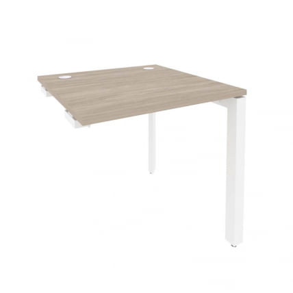 Стол-приставка на П-образном м/к к опорным элементам ONIX O.MP-SPR-0.8 Дуб Аттик/Белый_0