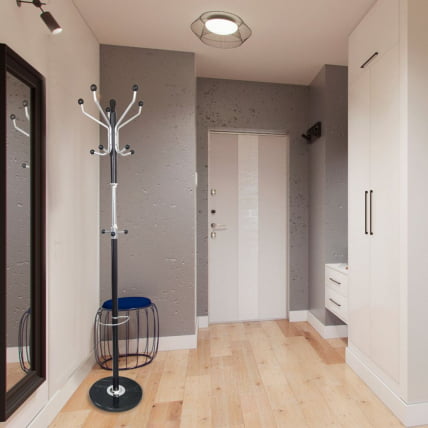 Вешалка-стойка БРАБИКС CР-870 на мраморном диске Коричневый / BRABIX CR-870_4