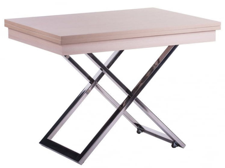 Стол трансформер Cросс Беленый дуб / Cross_0