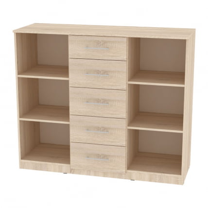 Комод Калисто(K33)1147х1352х468ручкарейлинг160мм(ДМ)_1