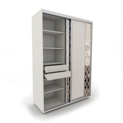 Блок ящиков для шкафа 1400x600 и 2100x600 Ящ-67 ШС Ясень шимо светлый_1