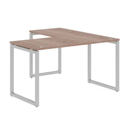 Стол угловой левый XTEN-Q XQCT 1415 L Дуб Сонома Алюминий_0