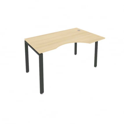 Стол письменный METAL SYSTEM Б.СА-2 Пр Акация/Антрацит_0