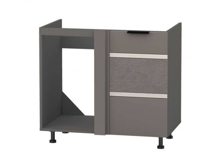 Стол под мойку Грейс 105.52 правый Оникс Кубанит_0