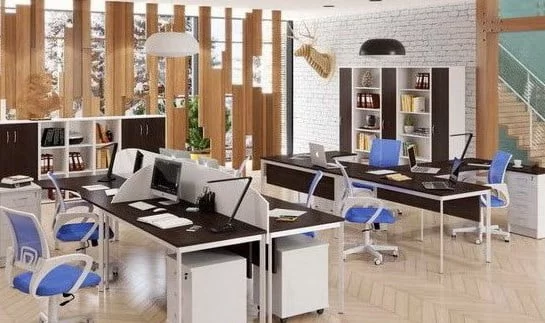 Стол эргономичный IMAGO-S CA-2S(L/R) венге магия белый полуматовый_1