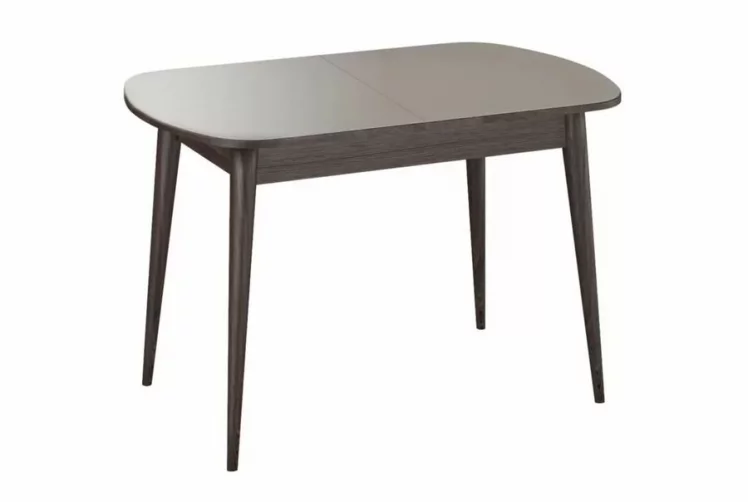 Стол с ящиком Хоста-3 с цилиндрическими опорами Венге Анкор темный_0