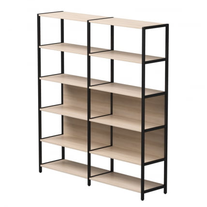 Набор стеллажных систем Everprof EVO №6 Дуб Соната Черный_0