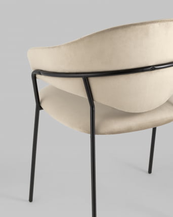 Стул Алексис велюр Капучино_6