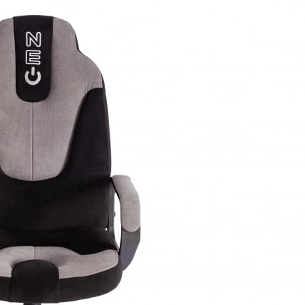 Кресло НЕО 2 (22) флок Черный/серый 35/29 / NEO_5