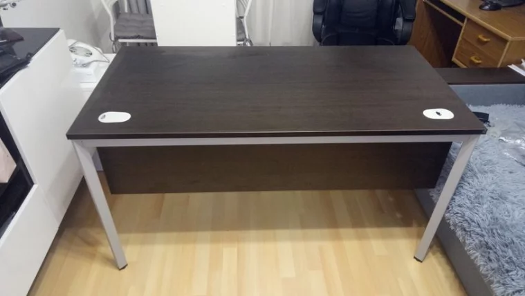 Стол прямой IMAGO-S СП-3SD венге магия алюминий_1