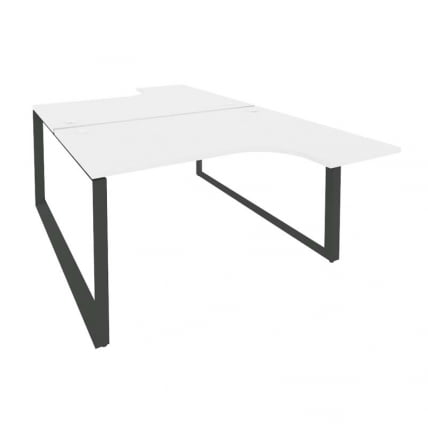 Рабочая станция на О-образном м/к ONIX O.MO-D.SA-3 Белый Бриллиант/Антрацит_0