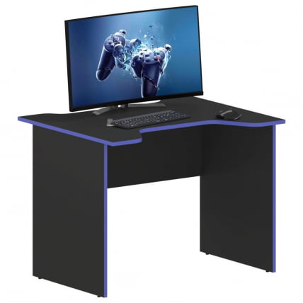 Игровой компьютерный стол SKILLL SKL 100CA антрацит/синий_2