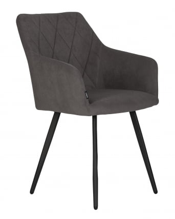 Стул обеденный DOBRIN ROBY велюр Catania Chocolate_1