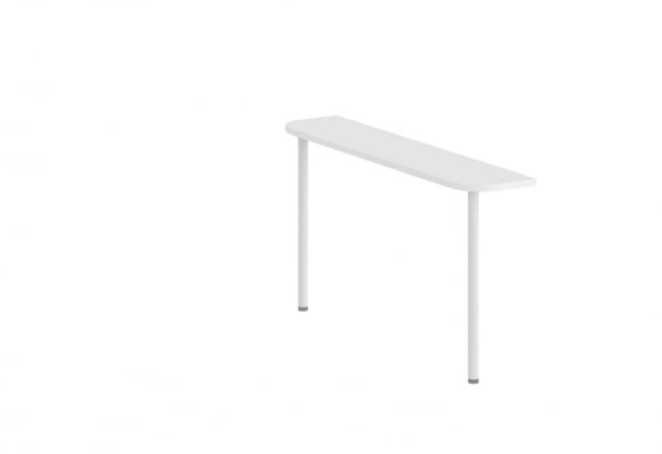 Приставка для стола на двух опорах Sigma SG.442.WH Белая_0