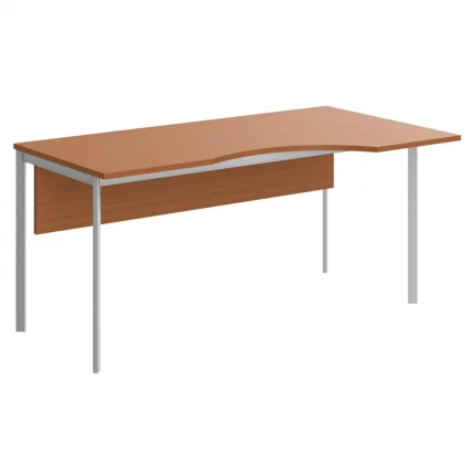 Стол эргономичный IMAGO-S CA-2SD(L/R) груша ароза алюминий_0