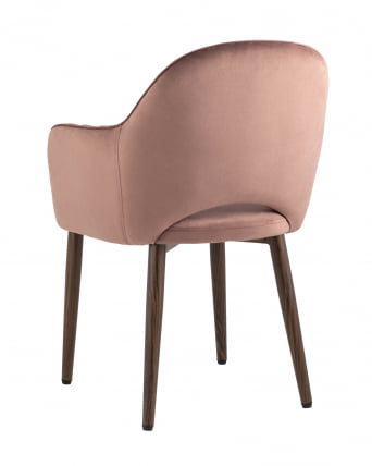 Стул Венера NEW диамант велюр Пыльно-розовый_5