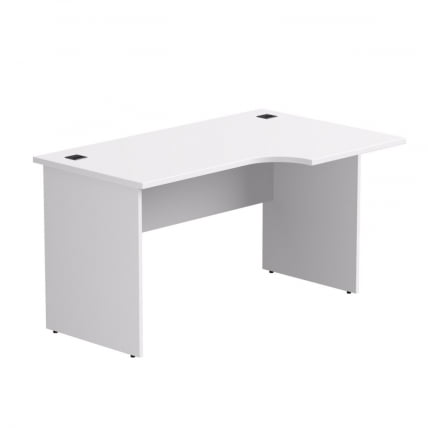 Стол эргономичный с опорами ЛДСП Everprof EVO 254S113 (правый) Белый_0