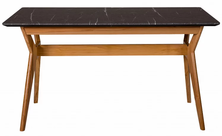 Стол раскладной Нарвик 120-160 ОРЕХ-Мрамор Графит_2