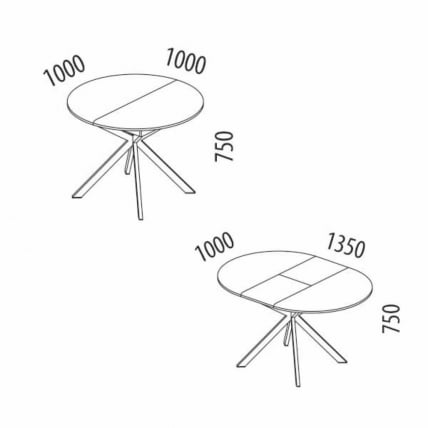 Обеденный стол Орфей 49.1 Урбан Милк_7