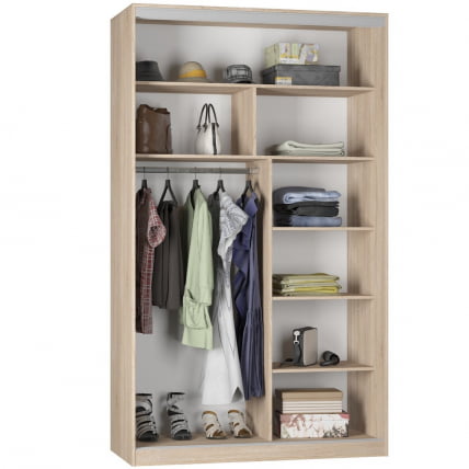 Шкаф-купе B-220х135х60-1(ЯШС-D10D10)_1