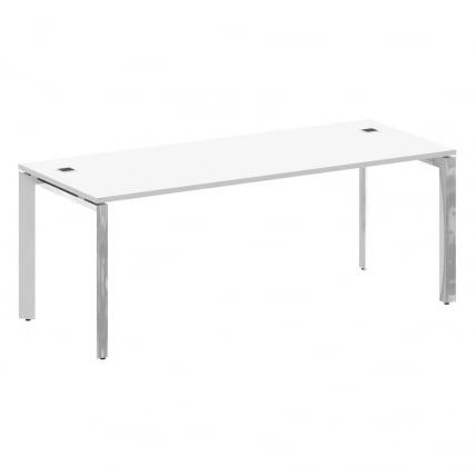 Стол рабочий руководителя на П-образном м/к ONIX DIRECT LUX M-O.MP-SRR-6.8 Белый бриллиант_0