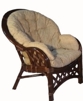 Кресло Черчилль/Рузвельт/Кобана Cherchille2 темно коричневый_0