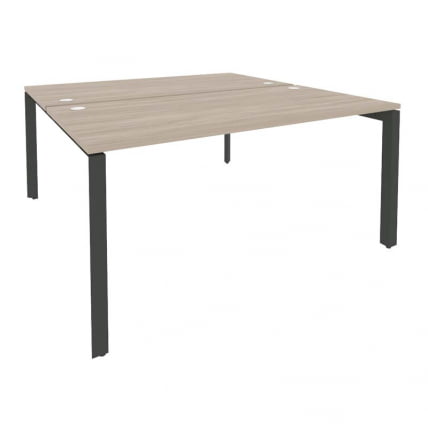 Рабочая станция на П-образном м/к ONIX O.MP-D.RS-2.4.8 Дуб Аттик/Антрацит_0