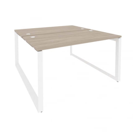 Рабочая станция на О-образном м/к ОНИКС О.МО-Д.РС-2.3.7 Дуб Аттик/Белый / ONIX O.MO-D.RS-2.3.7_0
