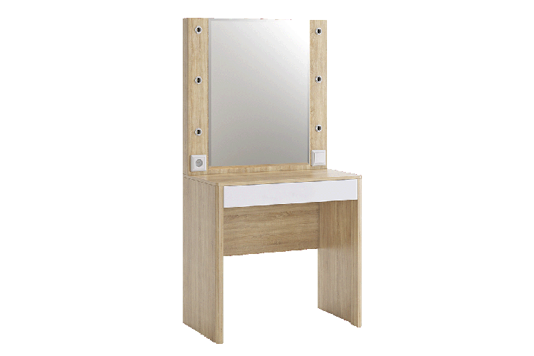 Трюмо Зара СМЗ-03 дуб сонома/белый / SMZ-03_5