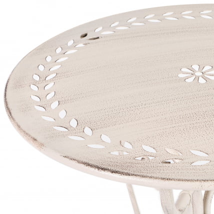 Комплект (стол + 2 стула) Secret de Maison Monique (mod. PL08-6241.6242) металл, стол:62*73, стул: 48*40*93, Античный белый (Antique White)_5