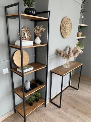 Стеллаж большой 540*340*1800мм Дуб Вотан_4