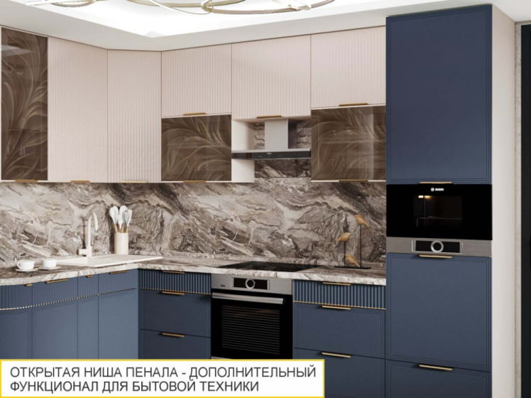 Пенал кухонный с ящиком (лев/прав) Флоренция 108.76_4