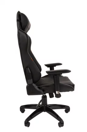 Кресло геймерское CHAIRMAN GAME 44 Черный-серый_2