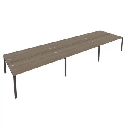 Рабочая станция на 6 раб.места Metal System Б.СМ-6.5 Вяз/Антрацит_0