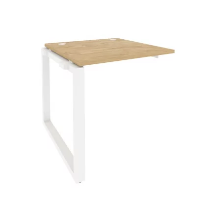 Наборный элемент рабочей станции на О-образном м/к ОНИКС О.МО-1.НРС-0.8 Тиквуд Светлый/Белый / ONIX O.MO-1.NRS-0.8_0