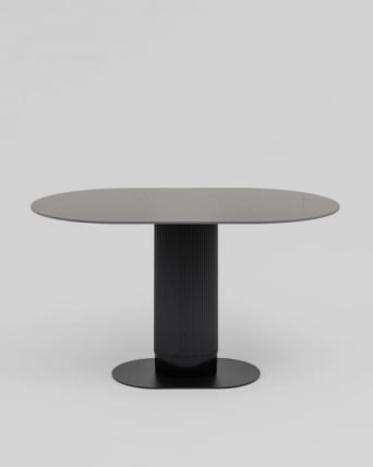 Стол обеденный Мйстерй 130х80 см черный керамика / Mystery_6