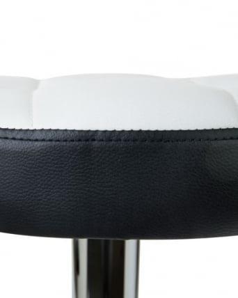 Табурет барный ДОБРИН БРУНО (бело-черный) 2 шт / DOBRIN BRUNO_4